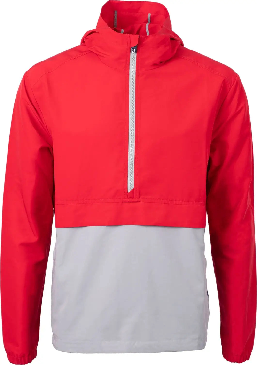 Cutter & Buck Mco00074 Charter Eco Recycled Mens Anorak Jacket - Red Polished