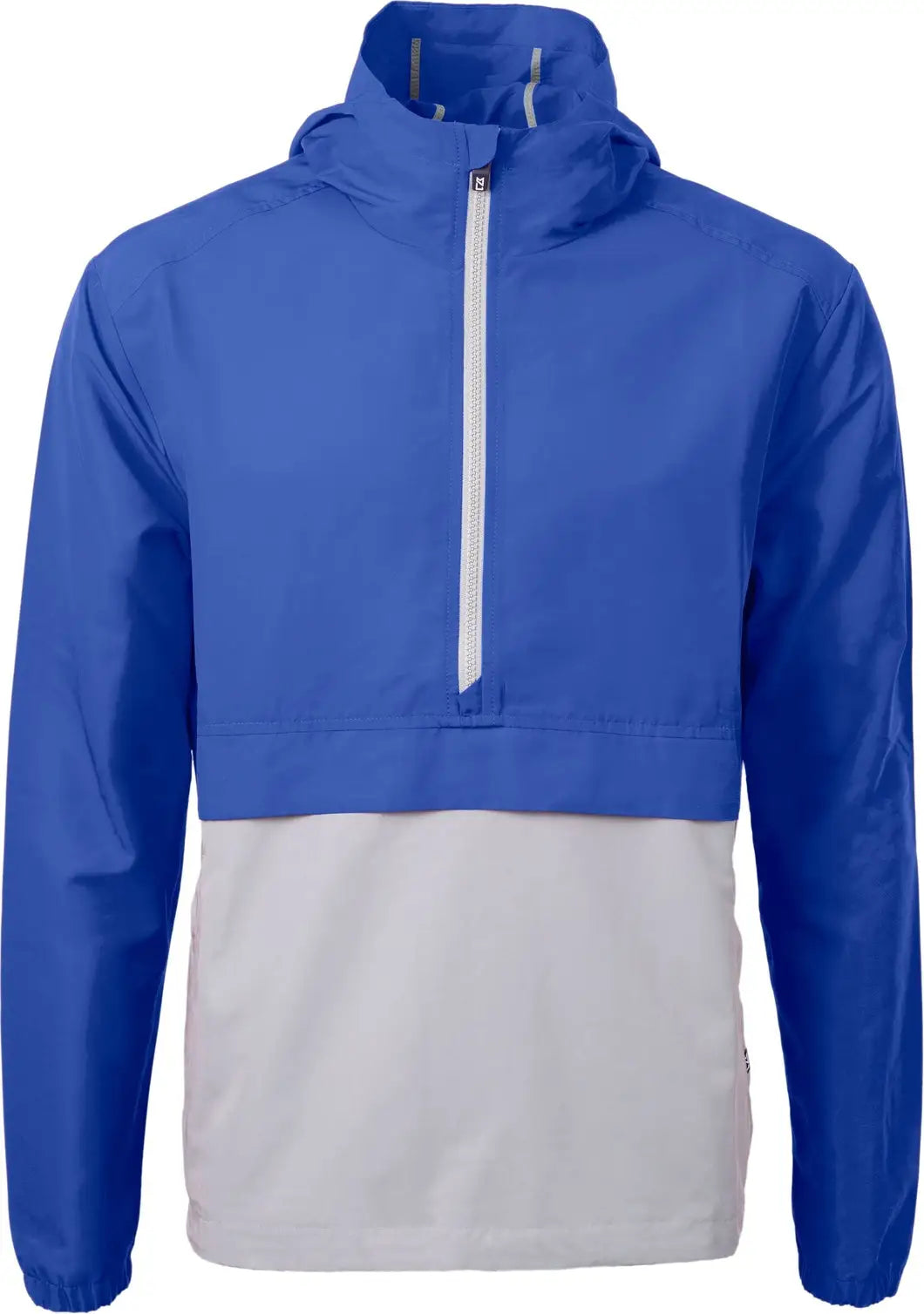 Cutter & Buck Mco00074 Charter Eco Recycled Mens Anorak Jacket - Tour Blue Polished