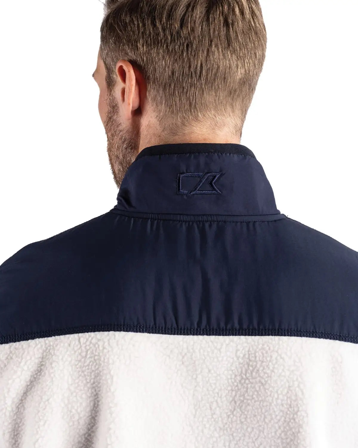 Cutter & Buck Mco00084 Cascade Eco Fleece Mens Vest - Shell Navy Blue