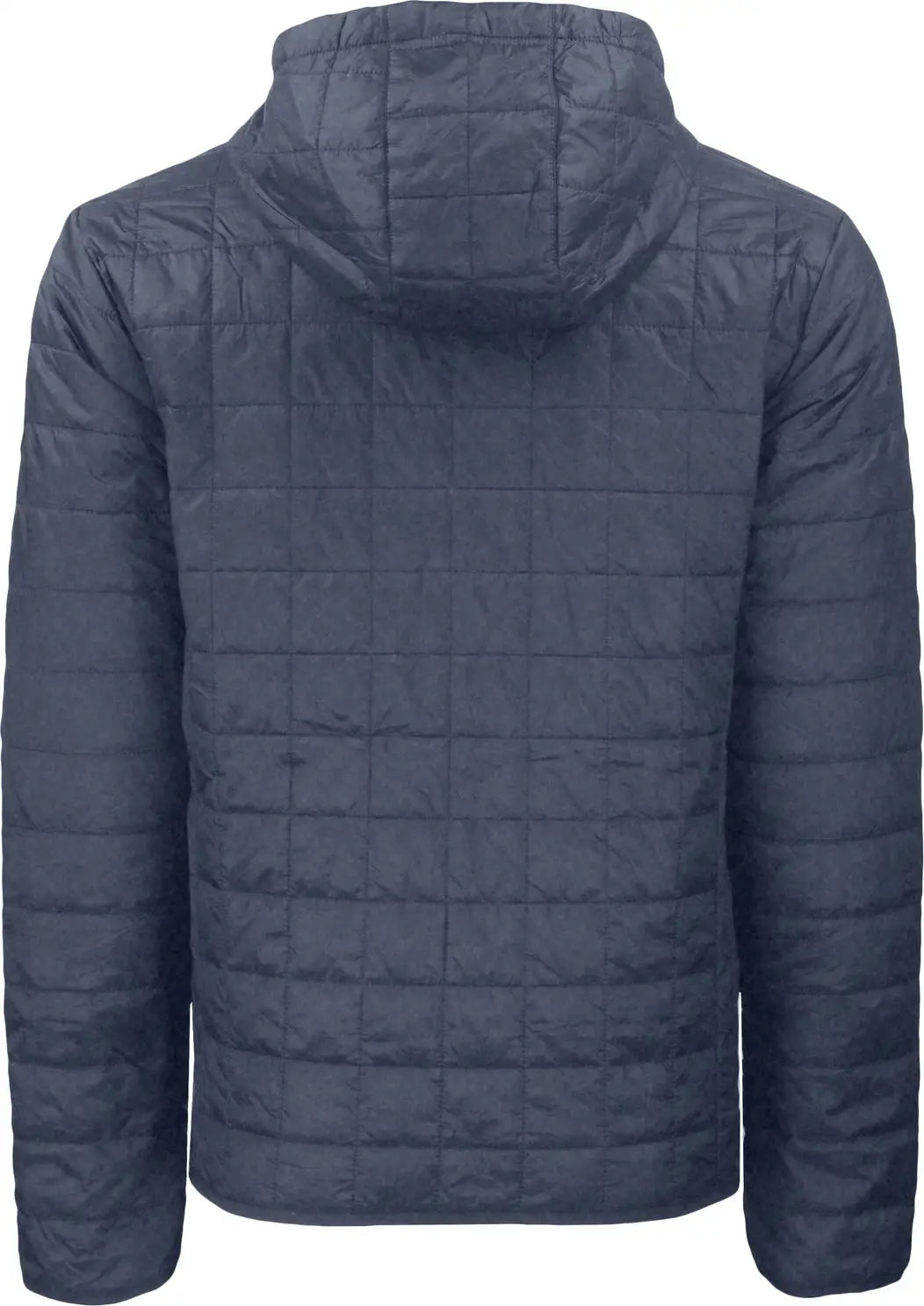 Cutter & Buck Mco00091 Rainier Primaloft Eco Mens Full Zip Hooded Jacket - Anthracite Melange