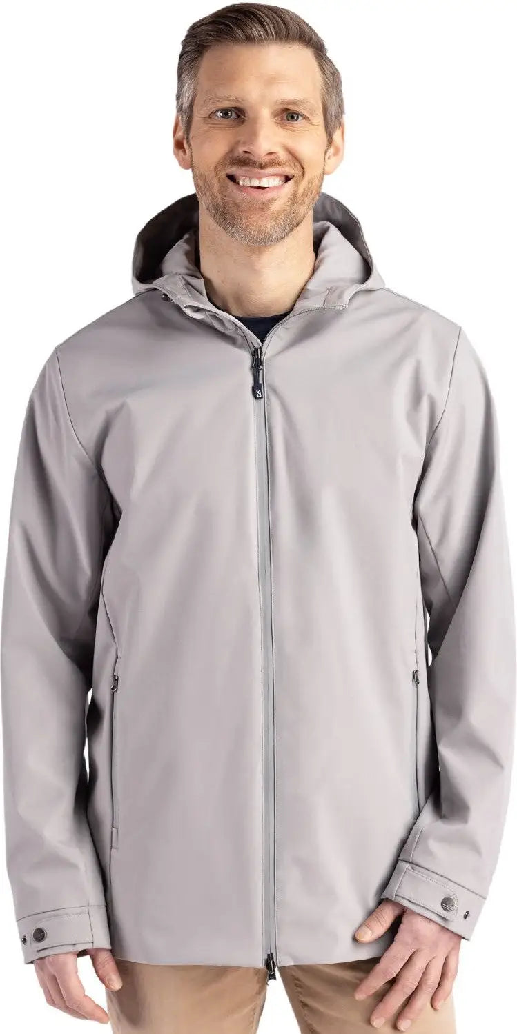 Cutter & Buck Mco00096 Camano Everyday Stretch Recycled Mens Water Resistant Jacket - Polished - Adult s