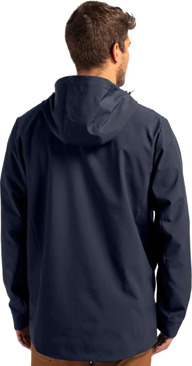 Cutter & Buck Mco00096 Camano Everyday Stretch Recycled Mens Water Resistant Jacket - Navy Blue