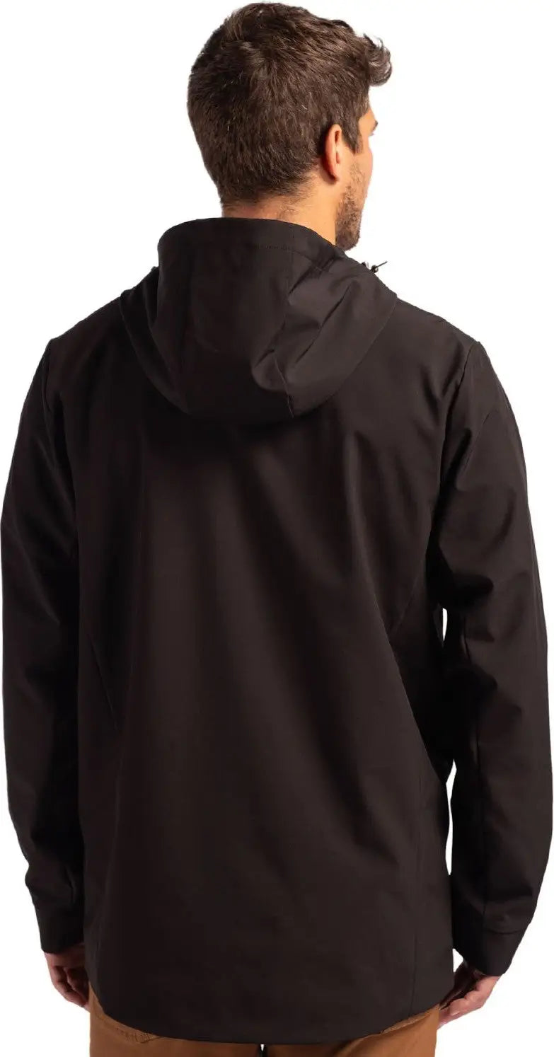Cutter & Buck Mco00096 Camano Everyday Stretch Recycled Mens Water Resistant Jacket - Black
