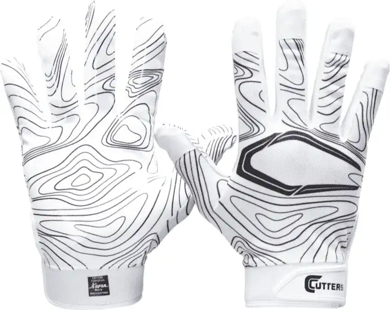 Cutters S150 Game Day Receiver Gloves - White