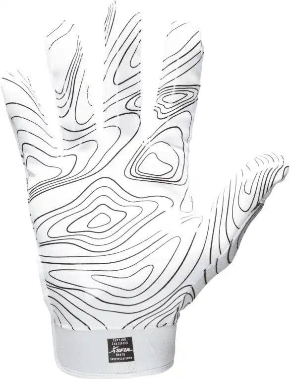 Cutters S150 Game Day Receiver Gloves - White