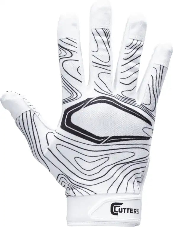 Cutters S150 Game Day Receiver Gloves - White
