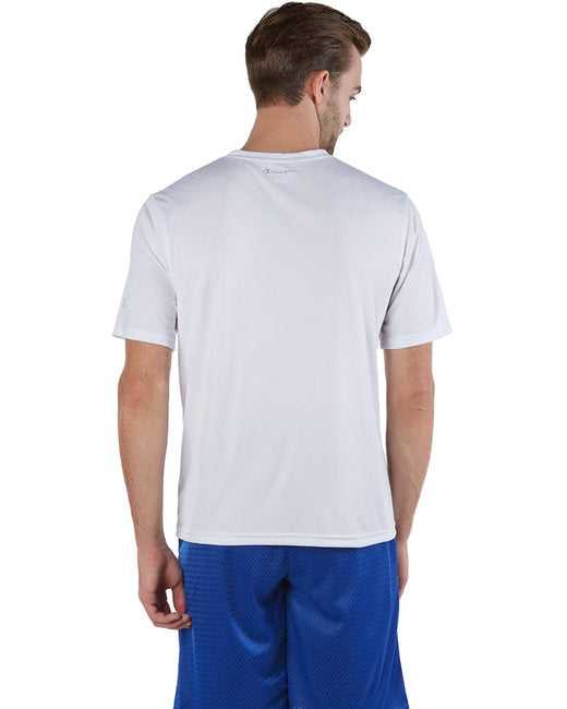 Champion CW22 Adult 41 oz Double Dry Interlock T-Shirt - White - HIT a Double - 3