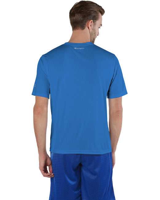 Champion CW22 Adult 41 oz Double Dry Interlock T-Shirt - Royal Blue - HIT a Double - 3