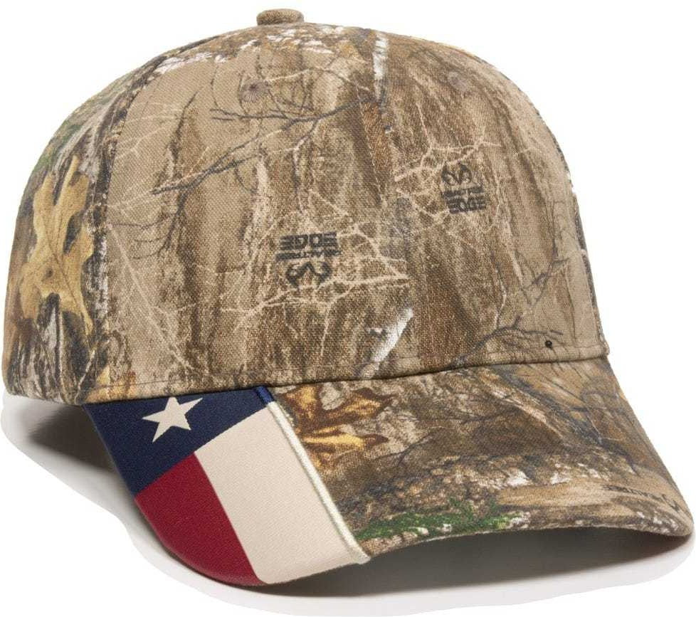 Oc Sports Cwf-305 Adjustable Cap - Realtree Edge Tx - 6 7/8’’ - 7 1/2’’