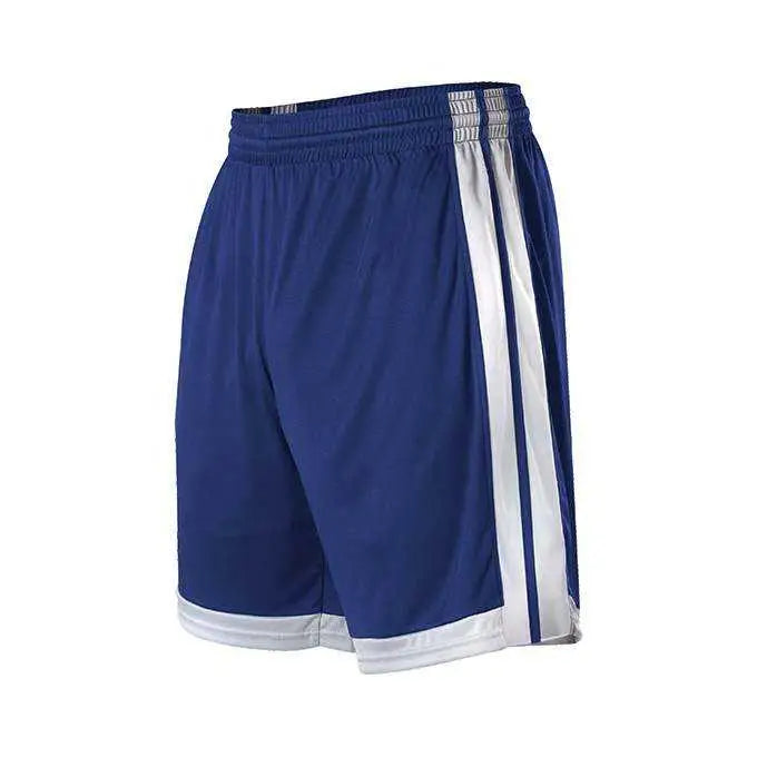 Alleson Athletic 538pw Womens Single Ply Basketball Short - Navy White