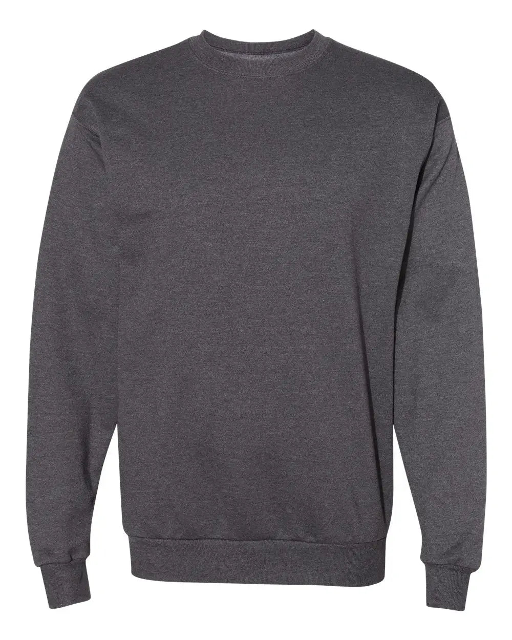 Hanes P160 Ecosmart® Crewneck Sweatshirt - Charcoal Heather - Dark Gray / s