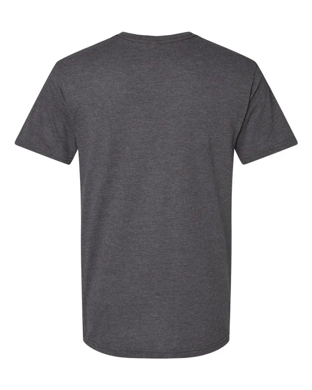 American Apparel 2006cvc Cvc V-neck Tee - Heather Charcoal - Dark Gray / s
