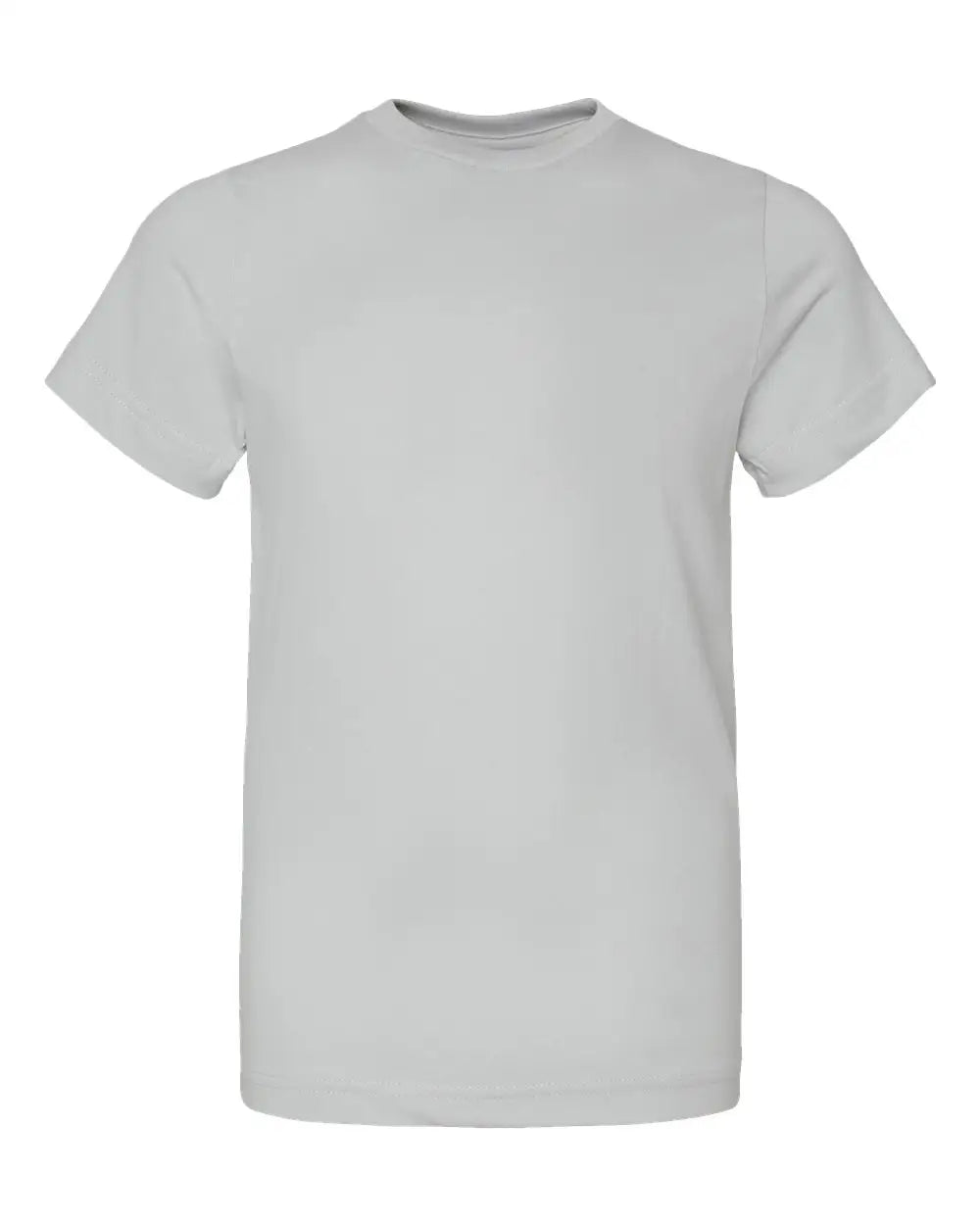 Lat 6101 Youth Fine Jersey Tee - Silver - Gray / Xs