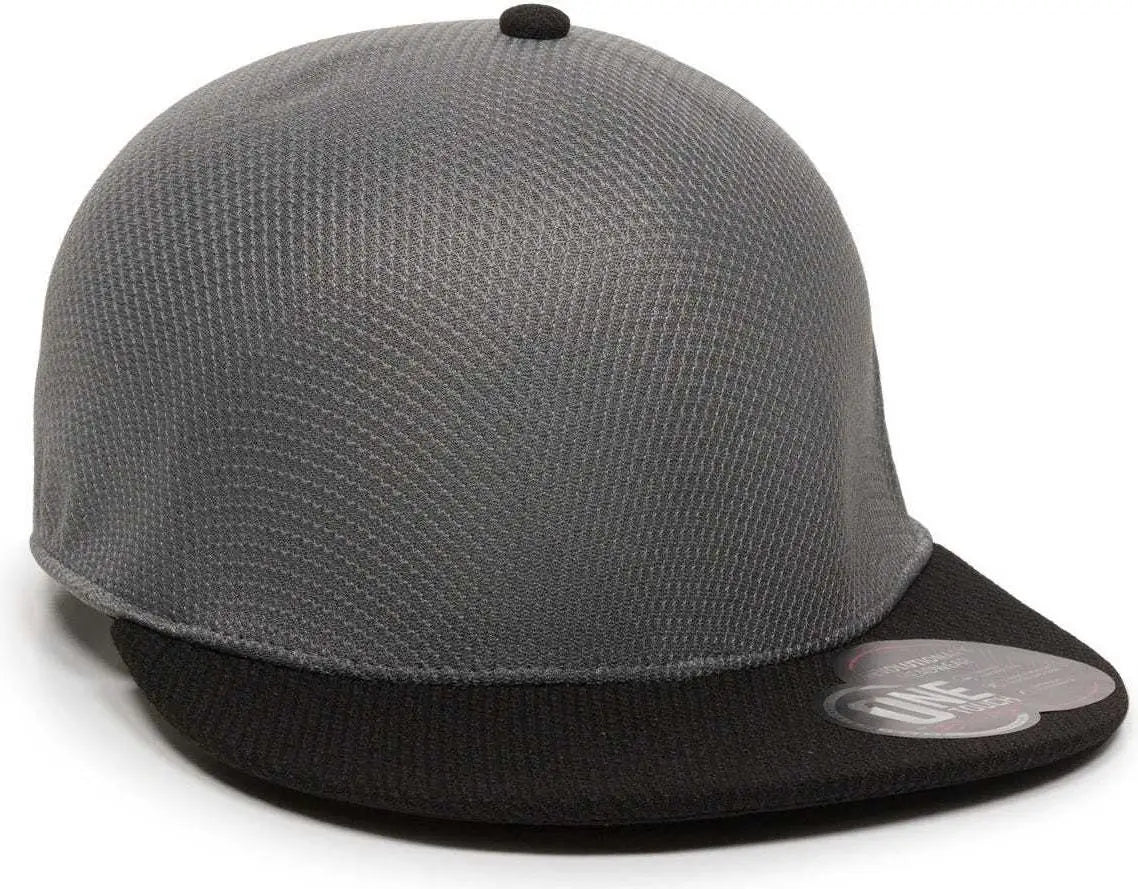 Oc Sports Edge Flexible Fitting Cap - Graphite Black - Dark Gray / 7’’ - 7 3/8’’