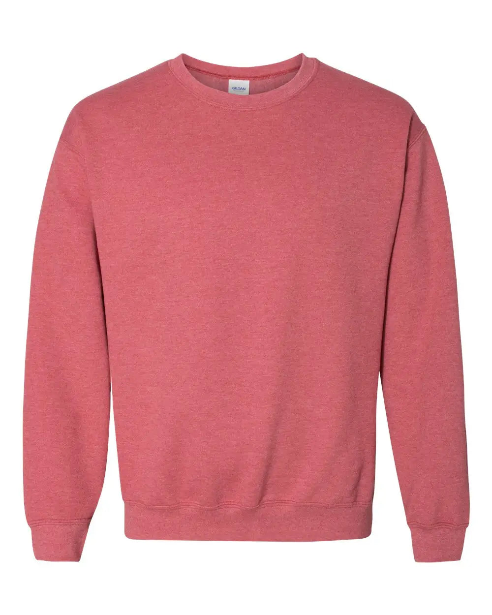 Gildan 18000 Heavy Blend™ Crewneck Sweatshirt - Heather Scarlet Red - Orange / s