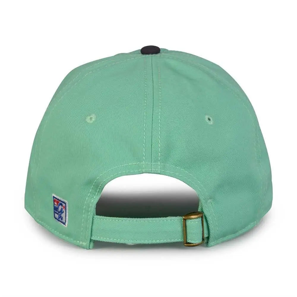The Game Gb210 Classic Relaxed Garment Washed Twill Cap - Gumdrop Navy - Teal / 6 7/8’’ - 7 5/8’’