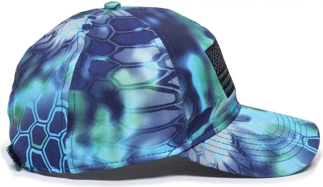 Oc Sports Kry-011 Adjustable Cap - Kryptek Pontus - 6 7/8’’ - 7 1/2’’