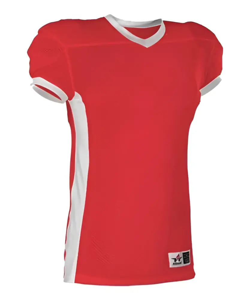 Alleson Athletic 750e Adult Football Jersey - Scarlet White