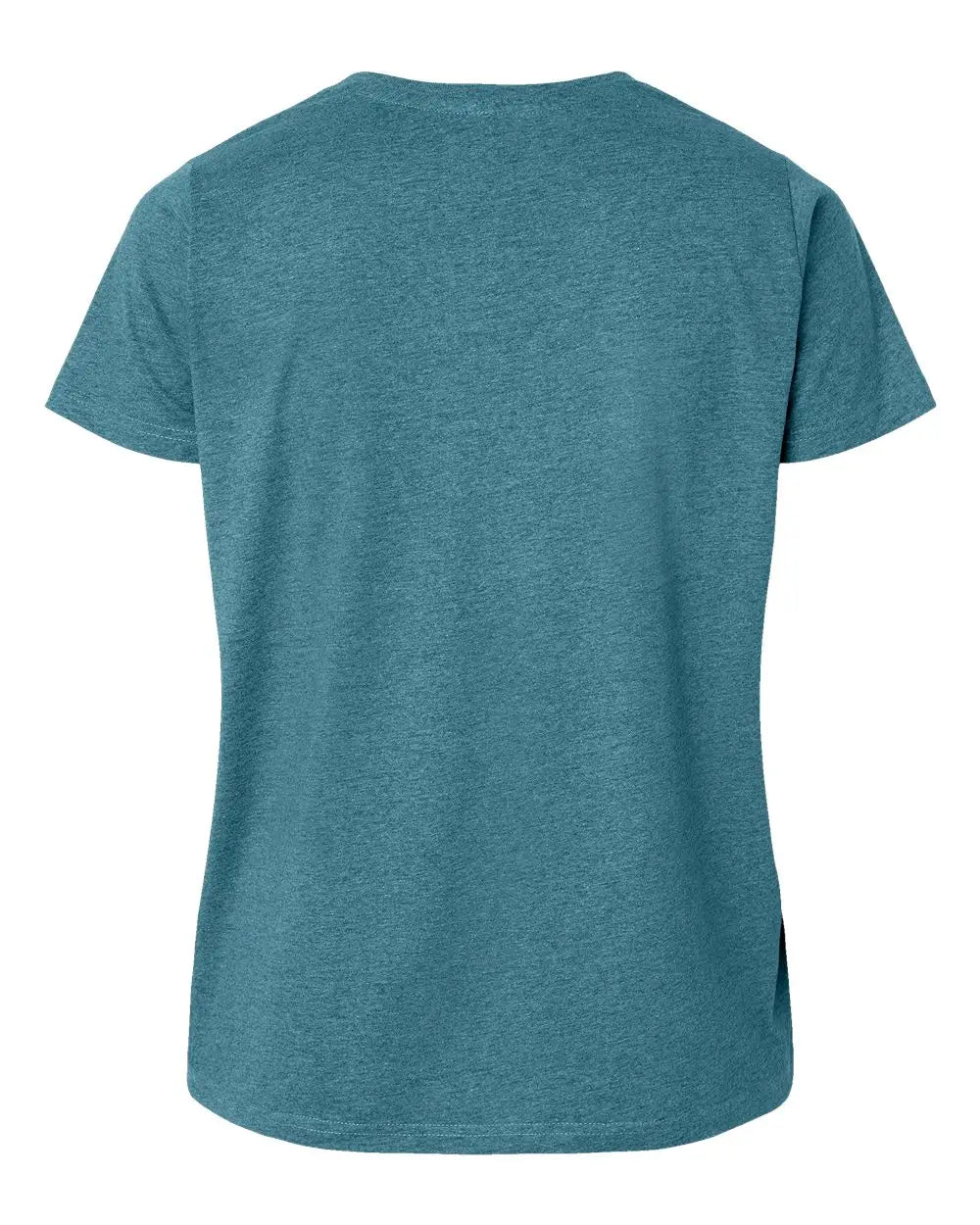 Lat 3816 Curvy Collection Women’s Fine Jersey Tee - Surf Blackout - Aqua / 1 - 14/16
