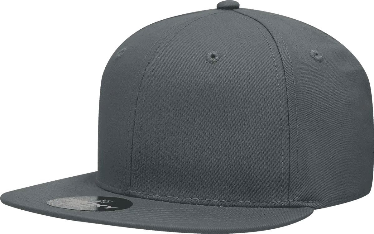 Decky 361 Cotton Snapback Cap - Charcoal - Dark Gray / one Size Fits Most