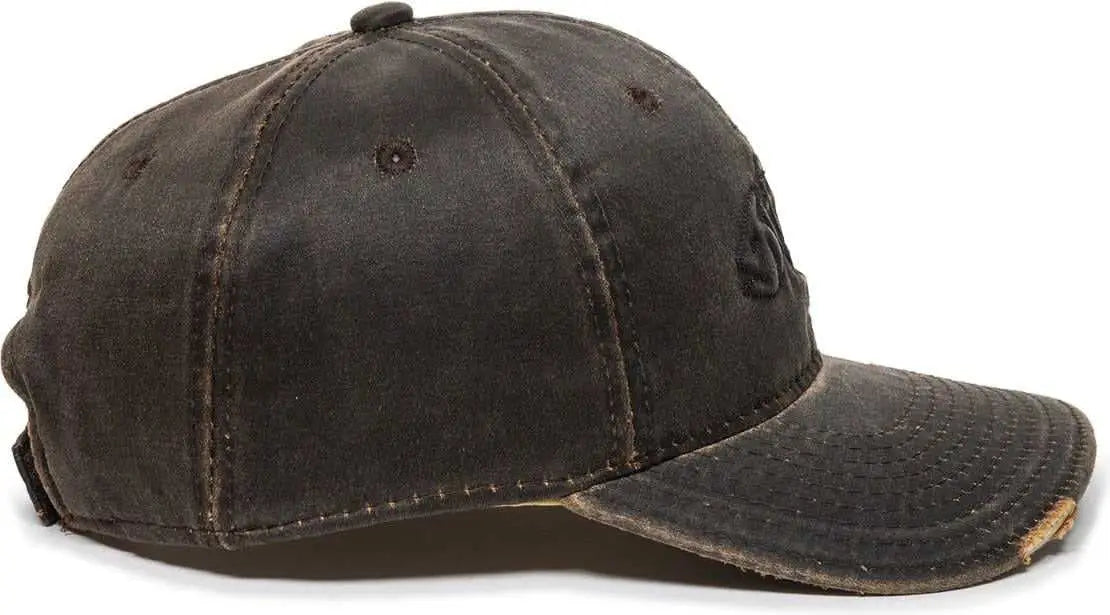 Oc Sports Bon-017 Fishing Adjustable Cap - Dark Brown - 6 7/8’’ - 7 1/2’’