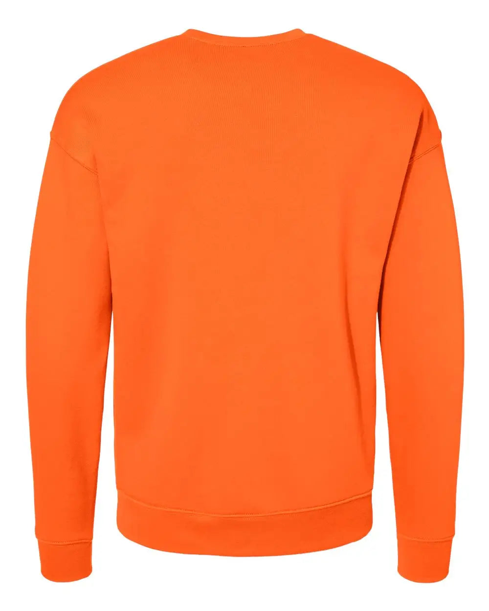 Bella + Canvas 3945 Sponge Fleece Drop Shoulder Crewneck Sweatshirt - Orange