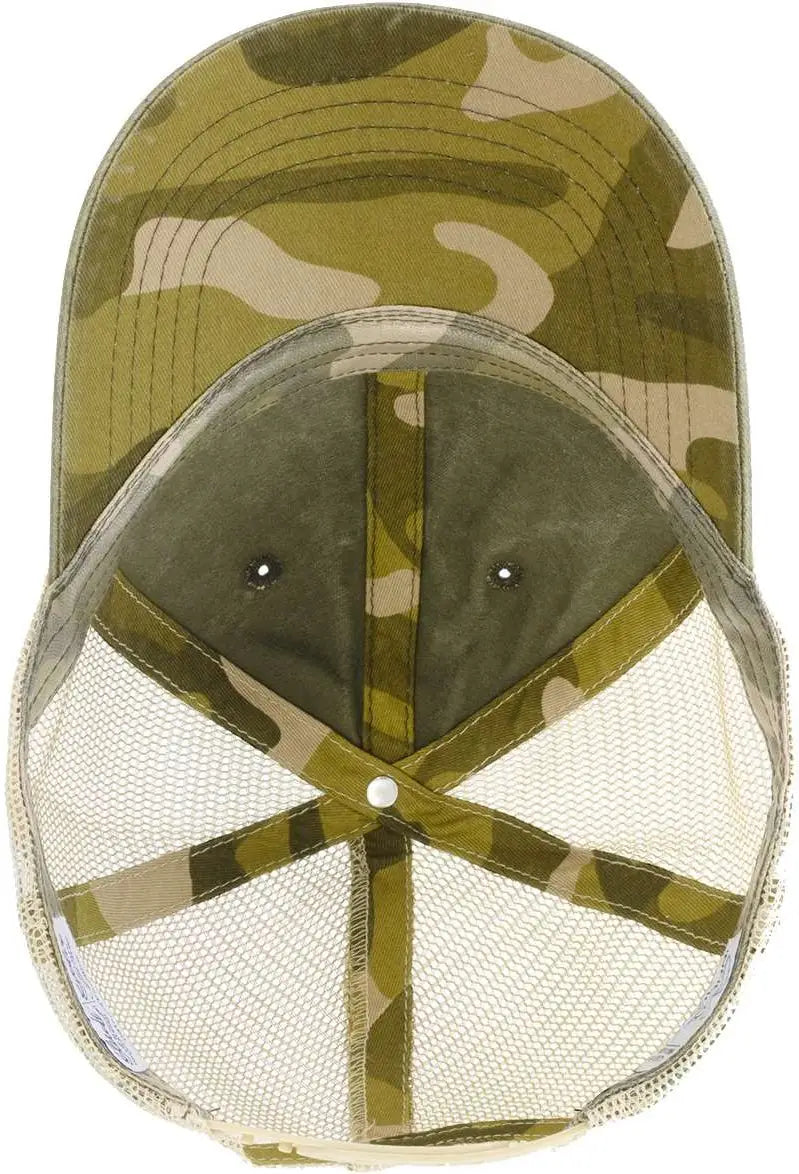 Infinity Her Tess Women’s Washed Mesh-back Cap - Olive Camo - one Size Fits Most