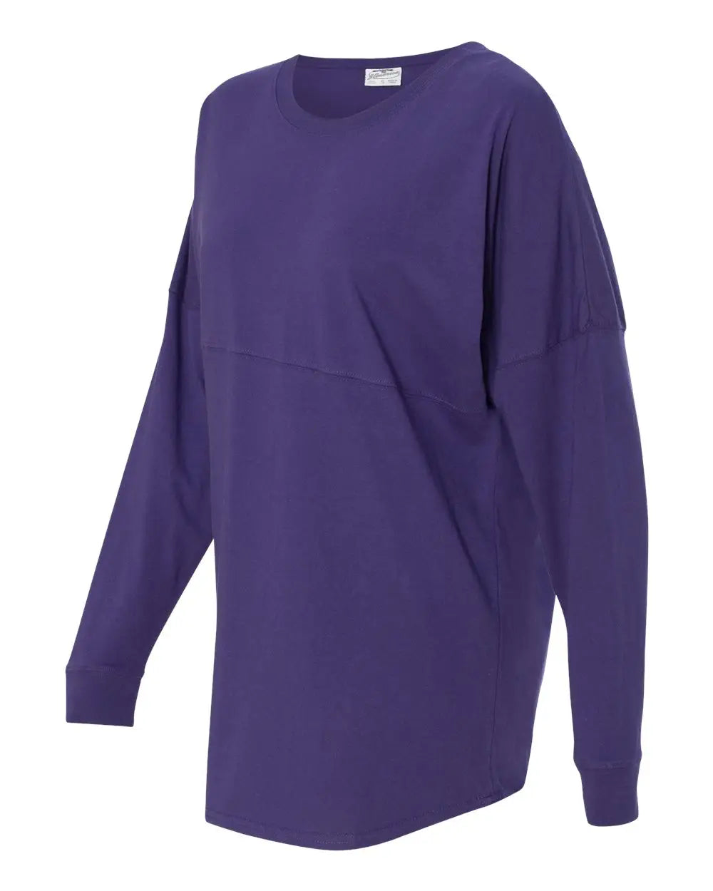 J. America 8229 Game Day Jersey Long Sleeve T-shirt - Purple - Xs