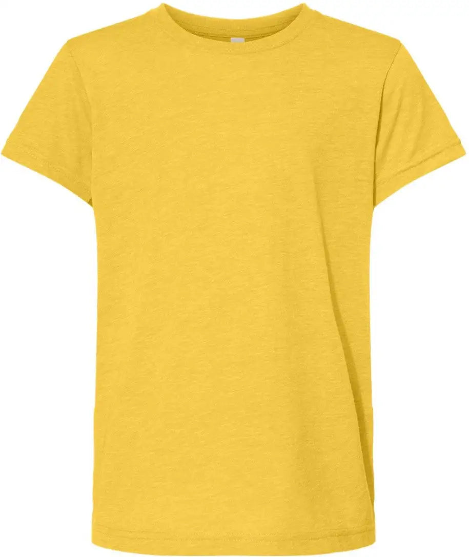 Bella + Canvas 3413y Youth Triblend Tee - Yellow Gold - s