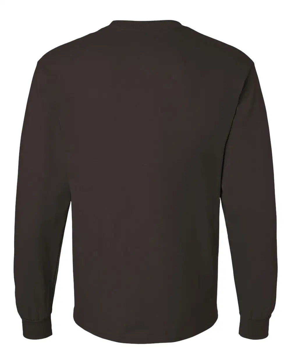 Gildan 2400 Ultra Cotton® Long Sleeve T-shirt - Dark Chocolate - Coffee / s