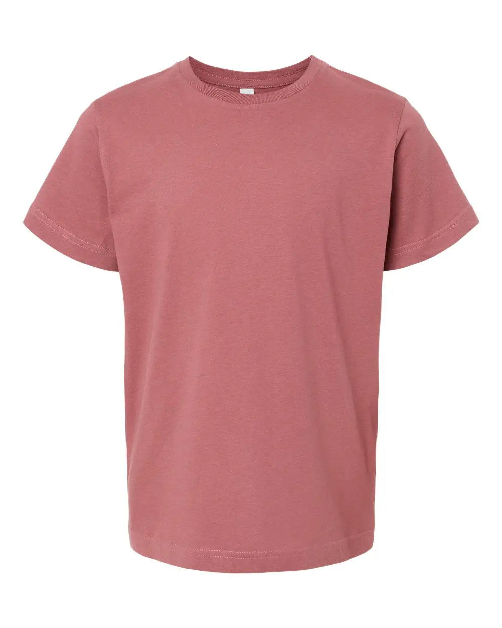 Lat 6101 Youth Fine Jersey Tee - Rouge - Red / Xs