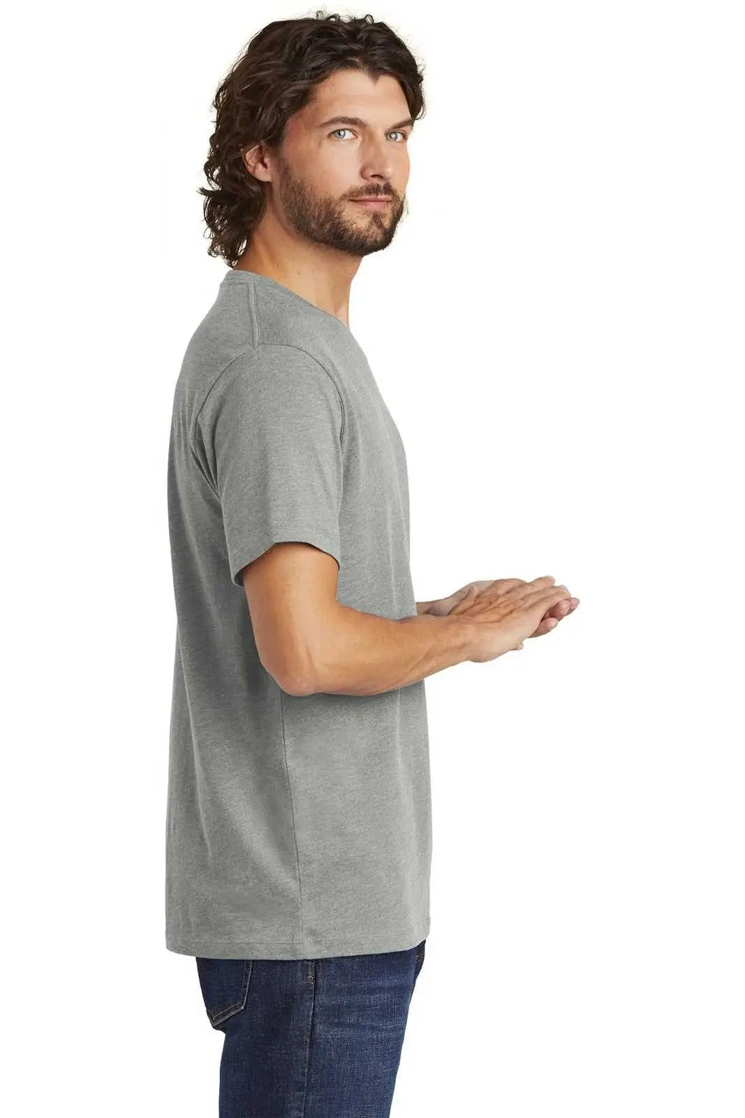 Alternative Aa6040 Rebel Blended Jersey Tee - Heather Gray