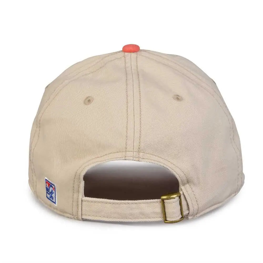 The Game Gb210 Classic Relaxed Garment Washed Twill Cap - Stone Nantuck Red - Sand / 6 7/8’’ - 7 5/8’’