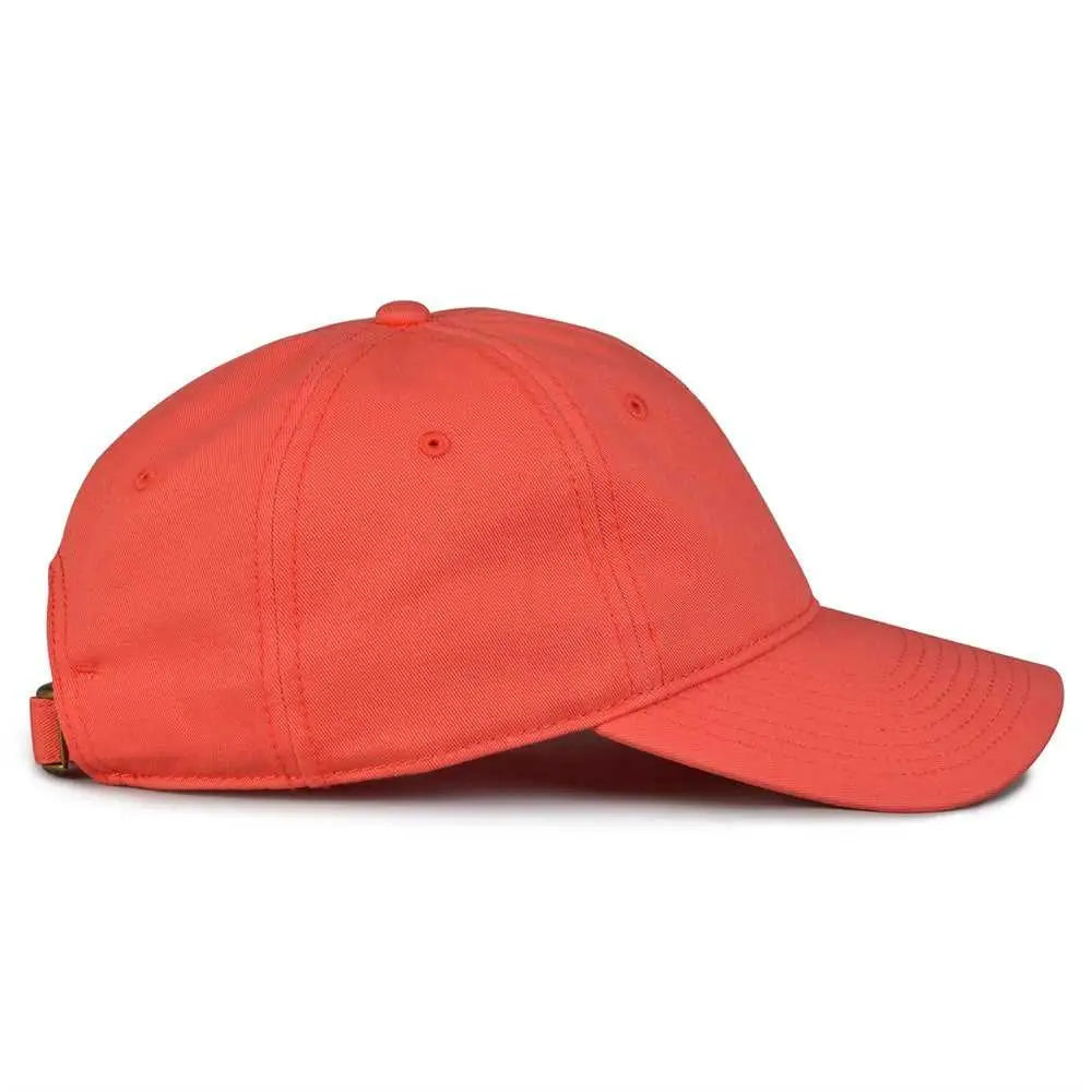 The Game Gb210 Classic Relaxed Garment Washed Twill Cap - Nantucket Red - 6 7/8’’ - 7 5/8’’