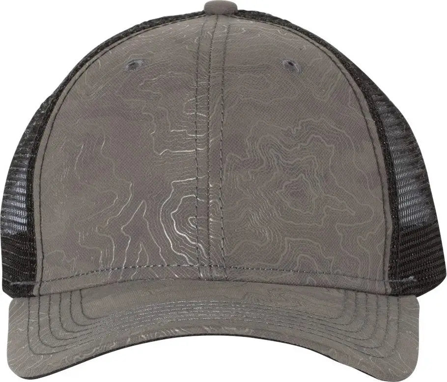 Dri Duck 3458 Territory Trucker Cap - Charcoal - Dark Gray / one Size Fits Most