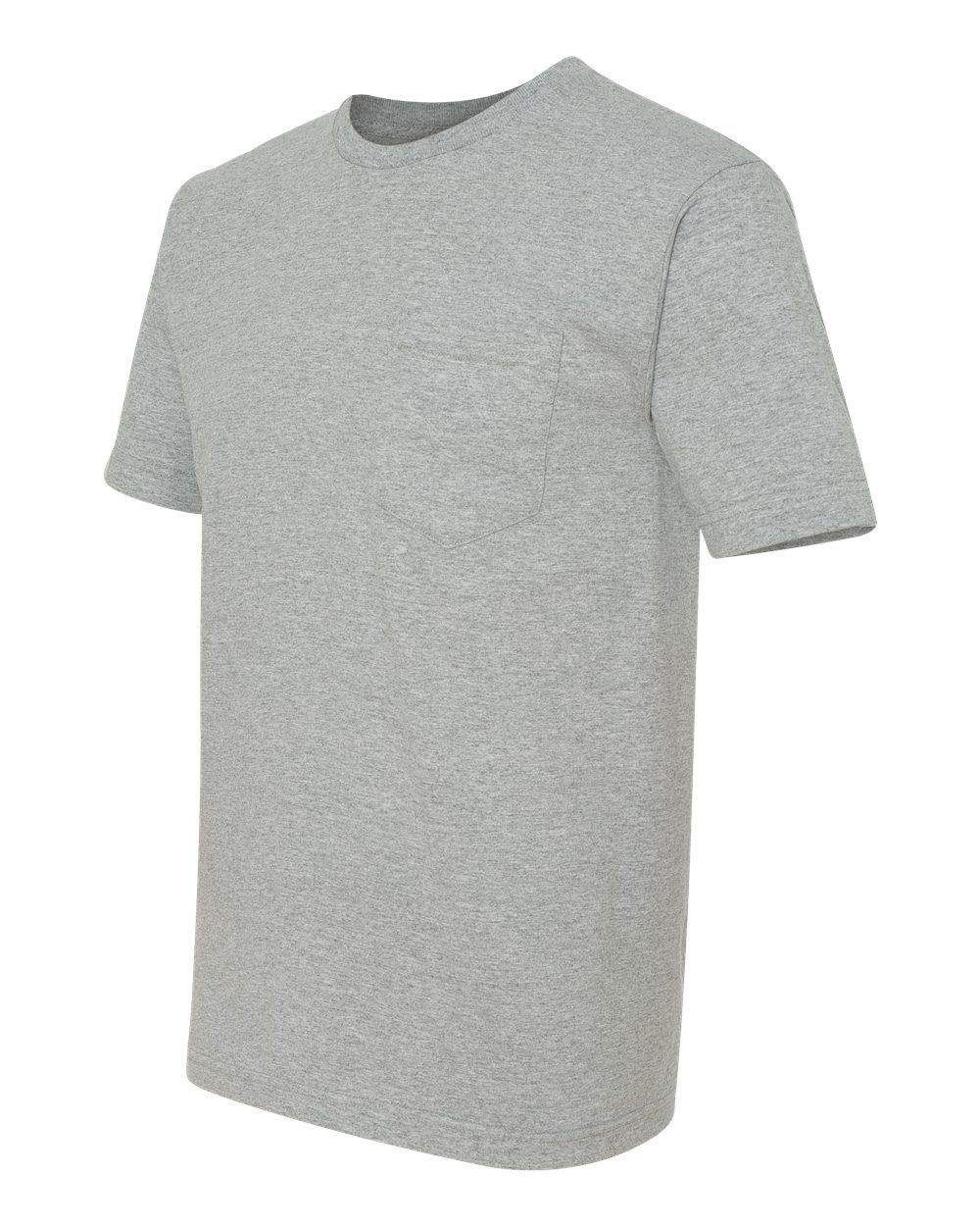 Dark Ash USA-Made Midweight Pocket T-Shirt - 5070