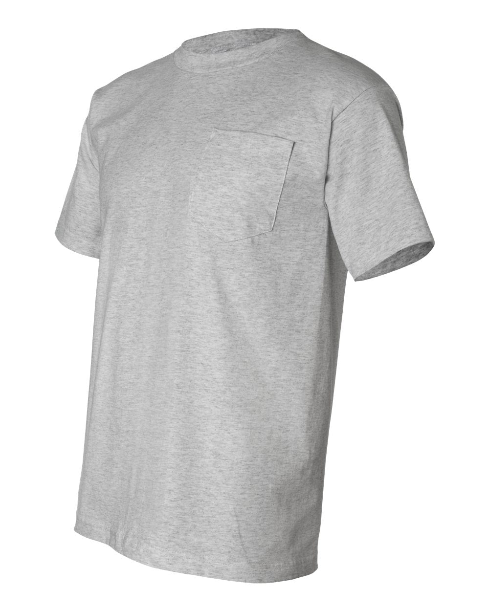 Dark Ash USA-Made Pocket T-Shirt - 7100