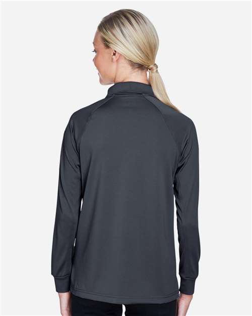 Dark Charcoal Women&#39;s Advantage Long Sleeve Tactical Polo - M211LW