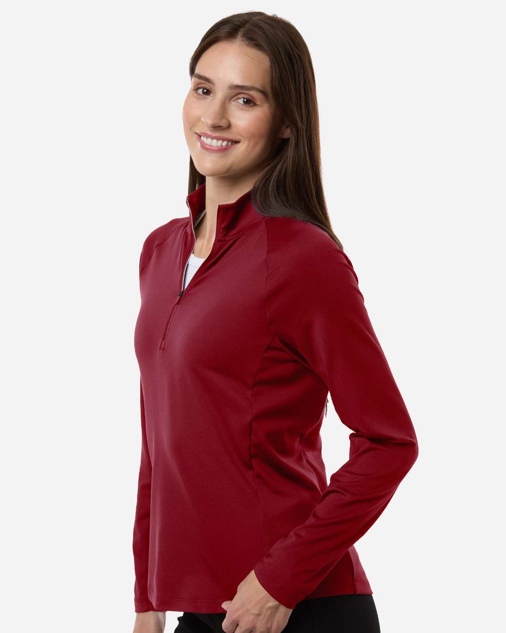 Dark Crimson Women's Pure 2.0 Quarter-Zip - 629449