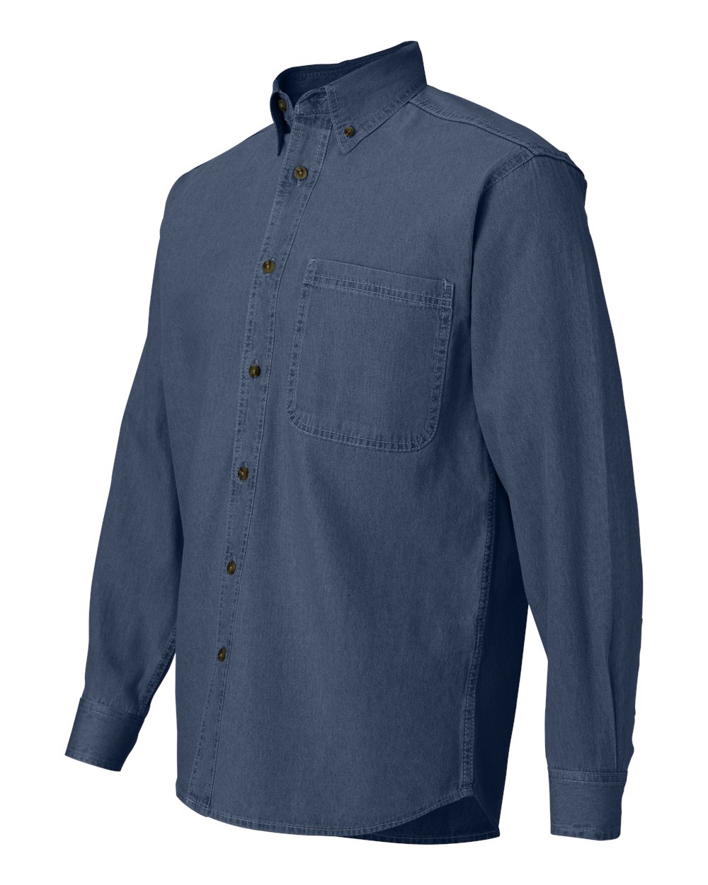 Dark Denim Denim Shirt Tall Sizes - 7211