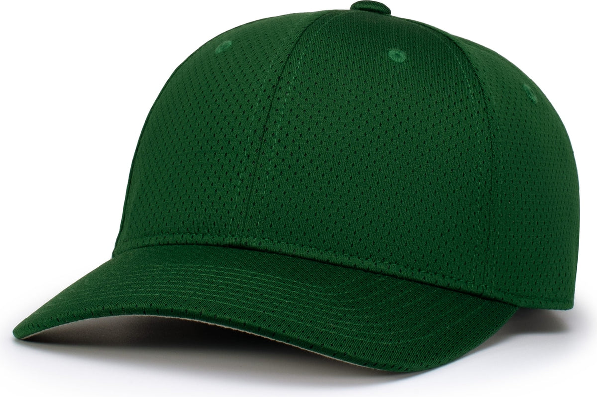 DARK GREEN ATHLETIC MESH CAP