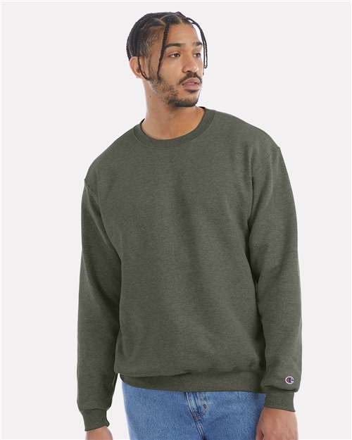 Dark Green Heather Powerblend® Crewneck Sweatshirt - S600
