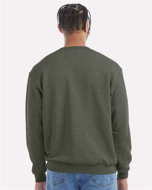 Dark Green Heather Powerblend® Crewneck Sweatshirt - S600