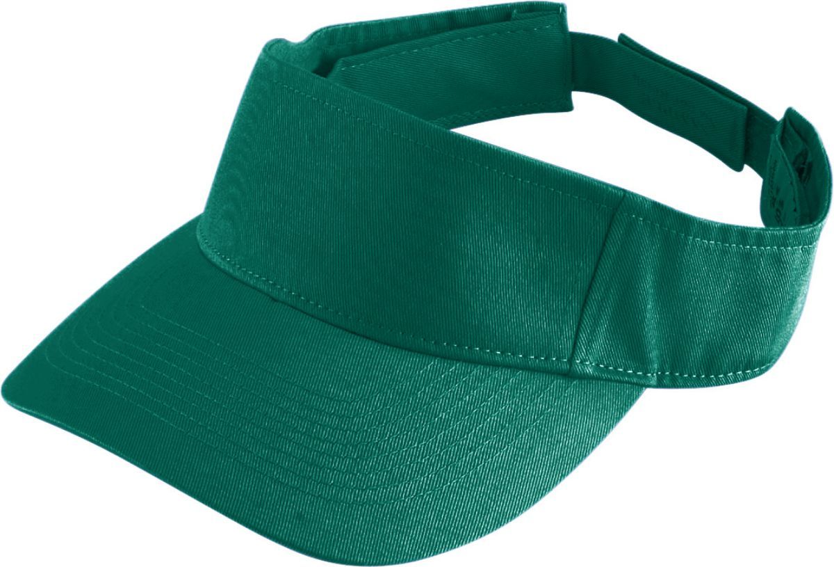 DARK GREEN SPORT TWILL VISOR
