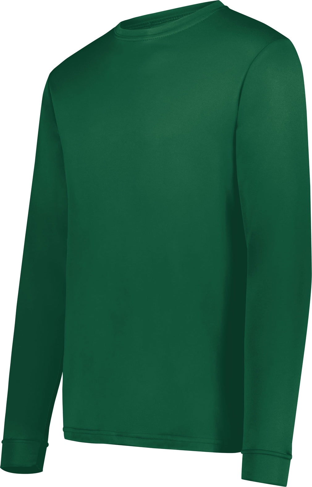 DARK GREEN WICKING LONG SLEEVE T-SHIRT