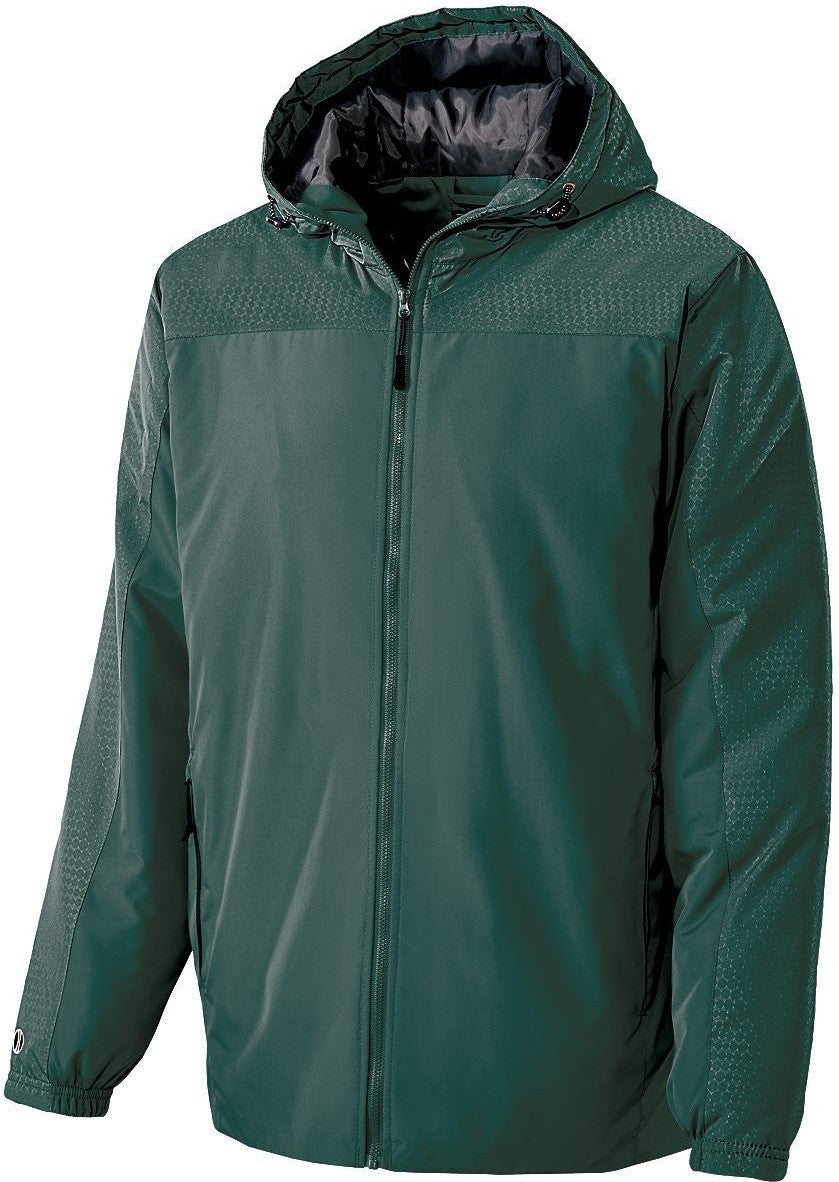 DARK GREEN/CARBON BIONIC HOODED JACKET