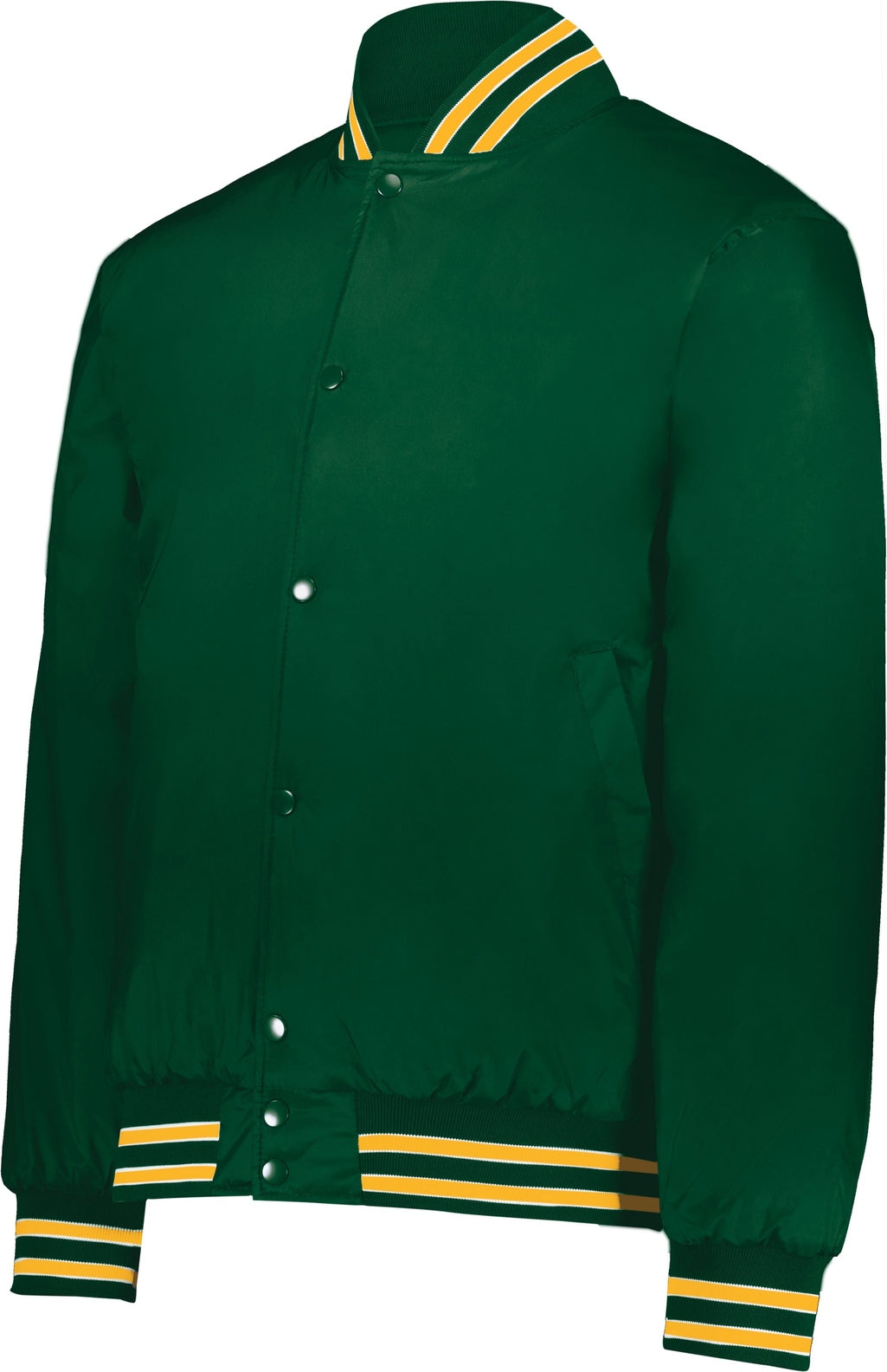 DARK GREEN/LIGHT GOLD/WHITE HERITAGE JACKET