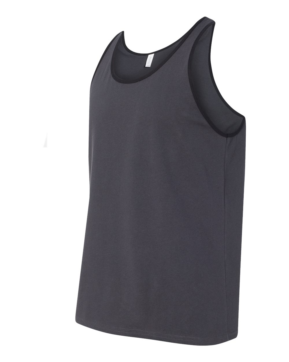 Dark Grey/ Black Jersey Tank - 3480