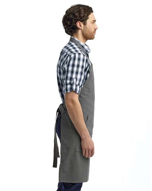 Dark Grey Calibre Heavy Canvas Apron with Pocket - RP137