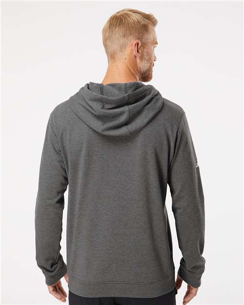 Dark Grey Heather Fleece Hooded Sweatshirt - A432
